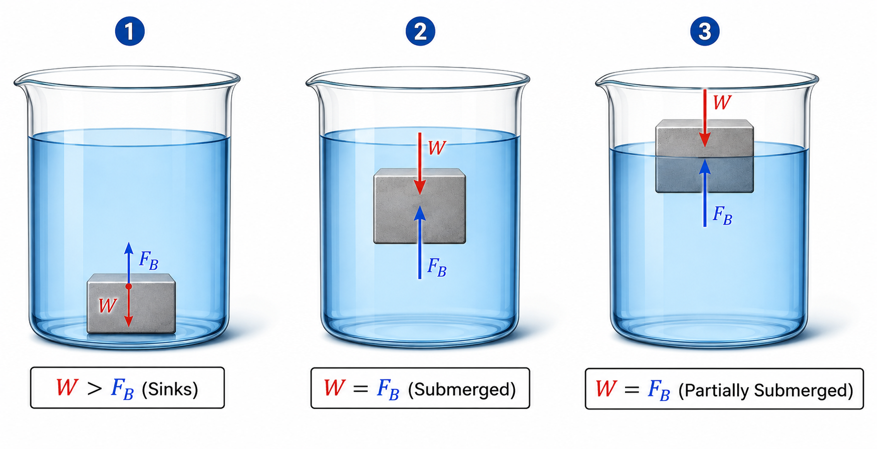 Cases of Floatation